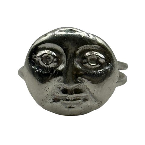 Moon Face Ring