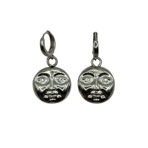 Moon Face Earrings